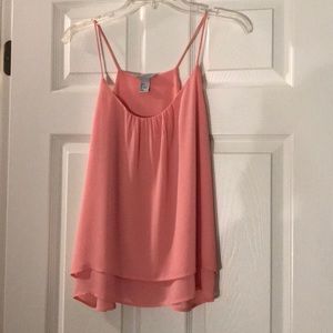 Pink tank top
